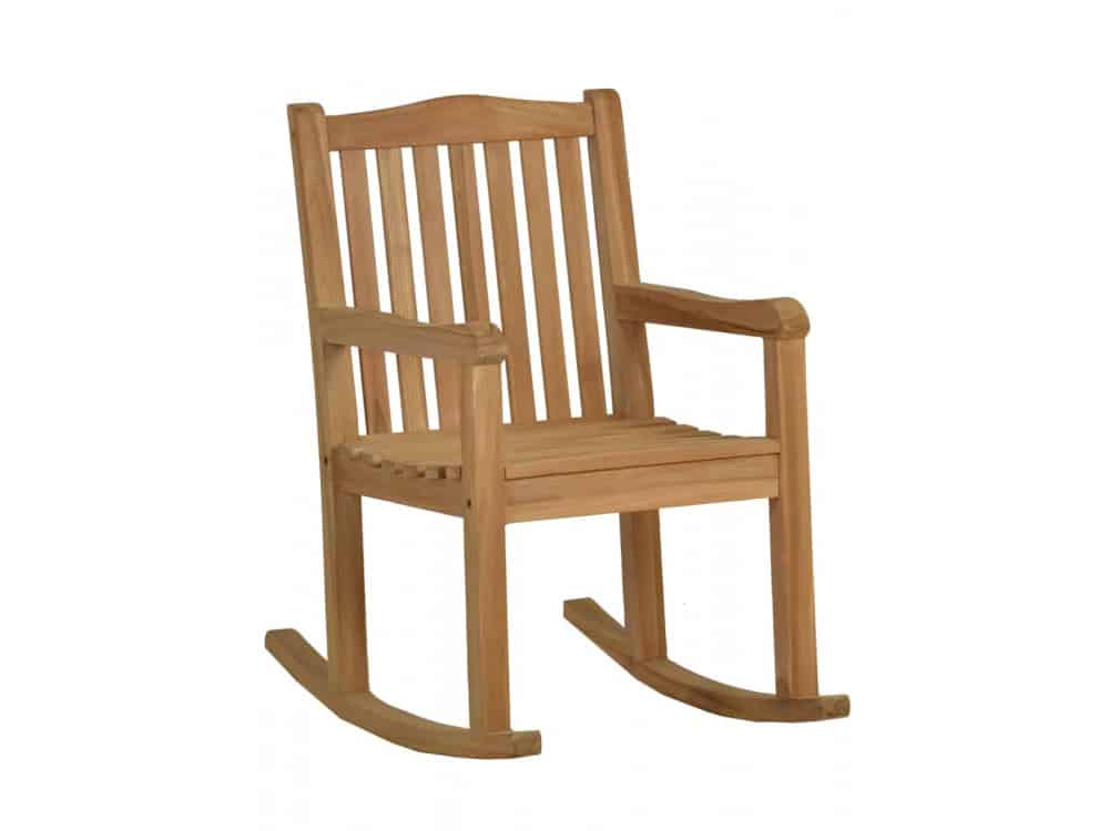 Teak Schaukel Gartenstuhl
