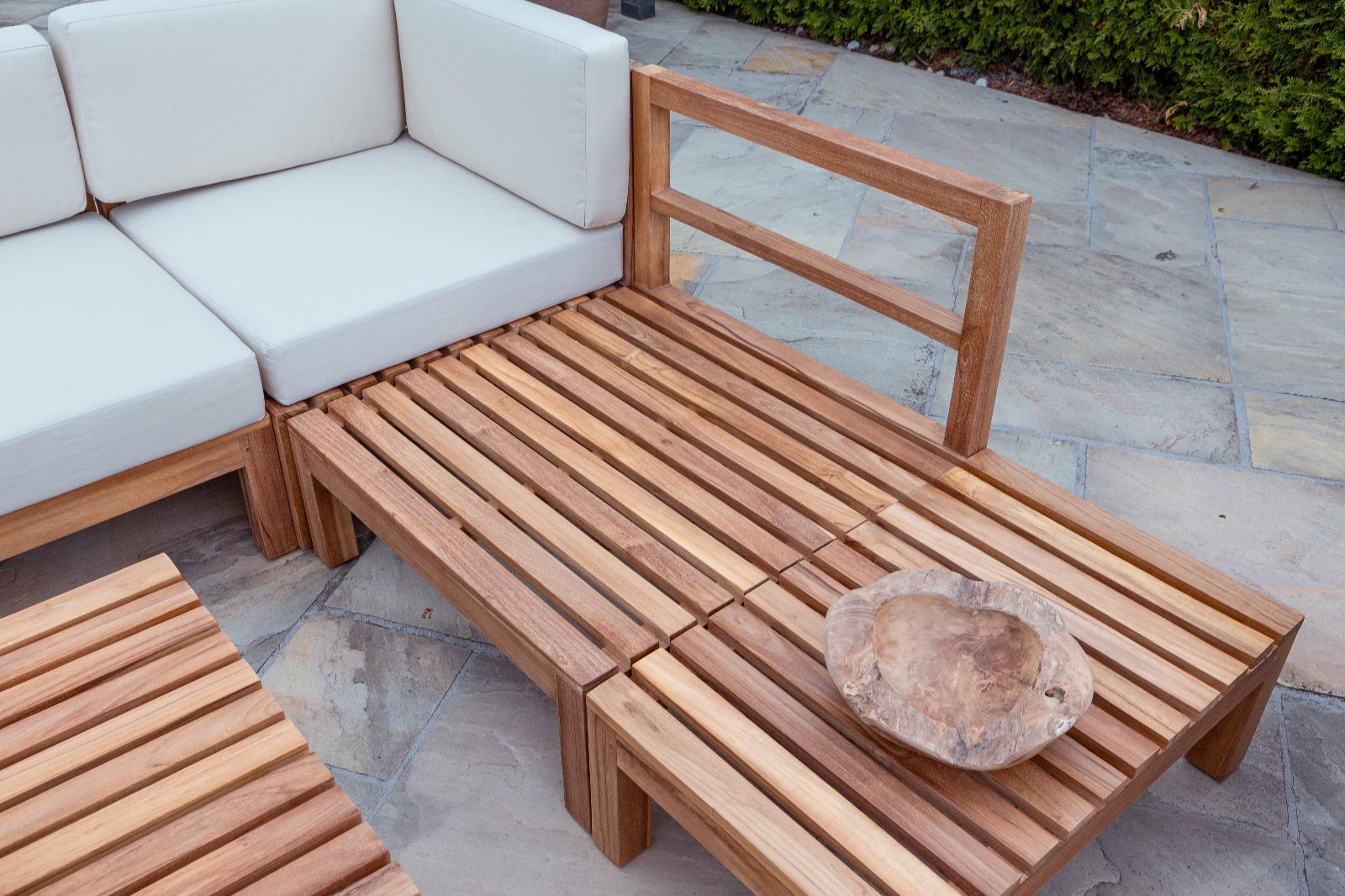 Natur Teak Lounge – Bild 9