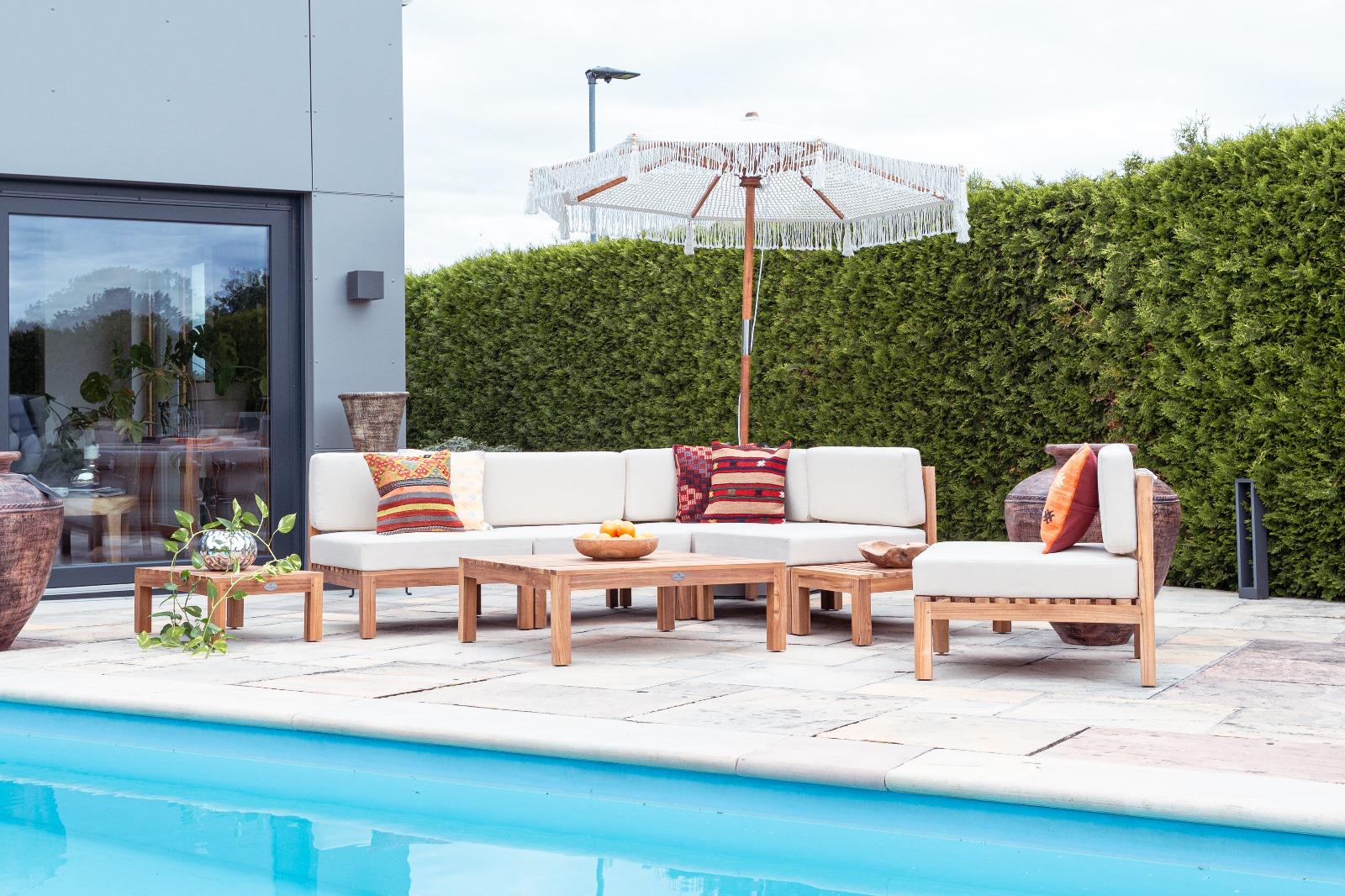 Natur Teak Lounge – Bild 2