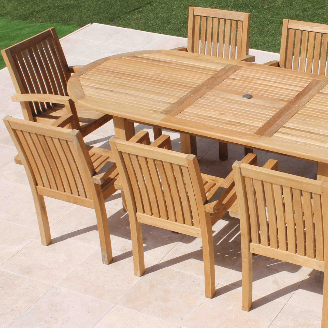 Tisch Genua Oval Ausziehbar – Bild 5