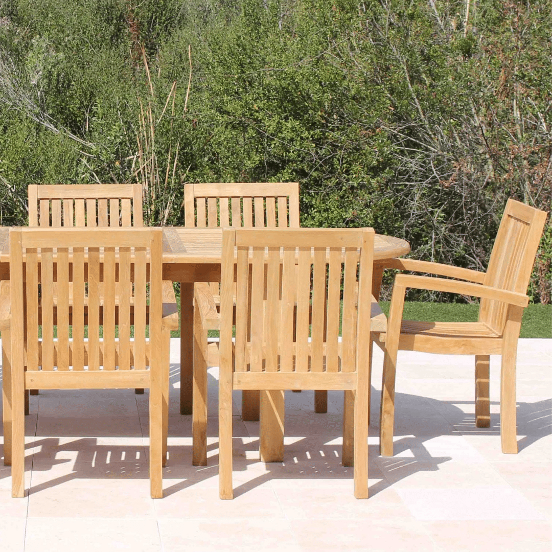 Tisch Genua Oval Ausziehbar – Bild 6