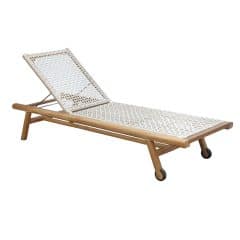 Arcee Teak Liegestuhl