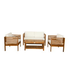 Natur Teak Sofa Set Bologna Lounge