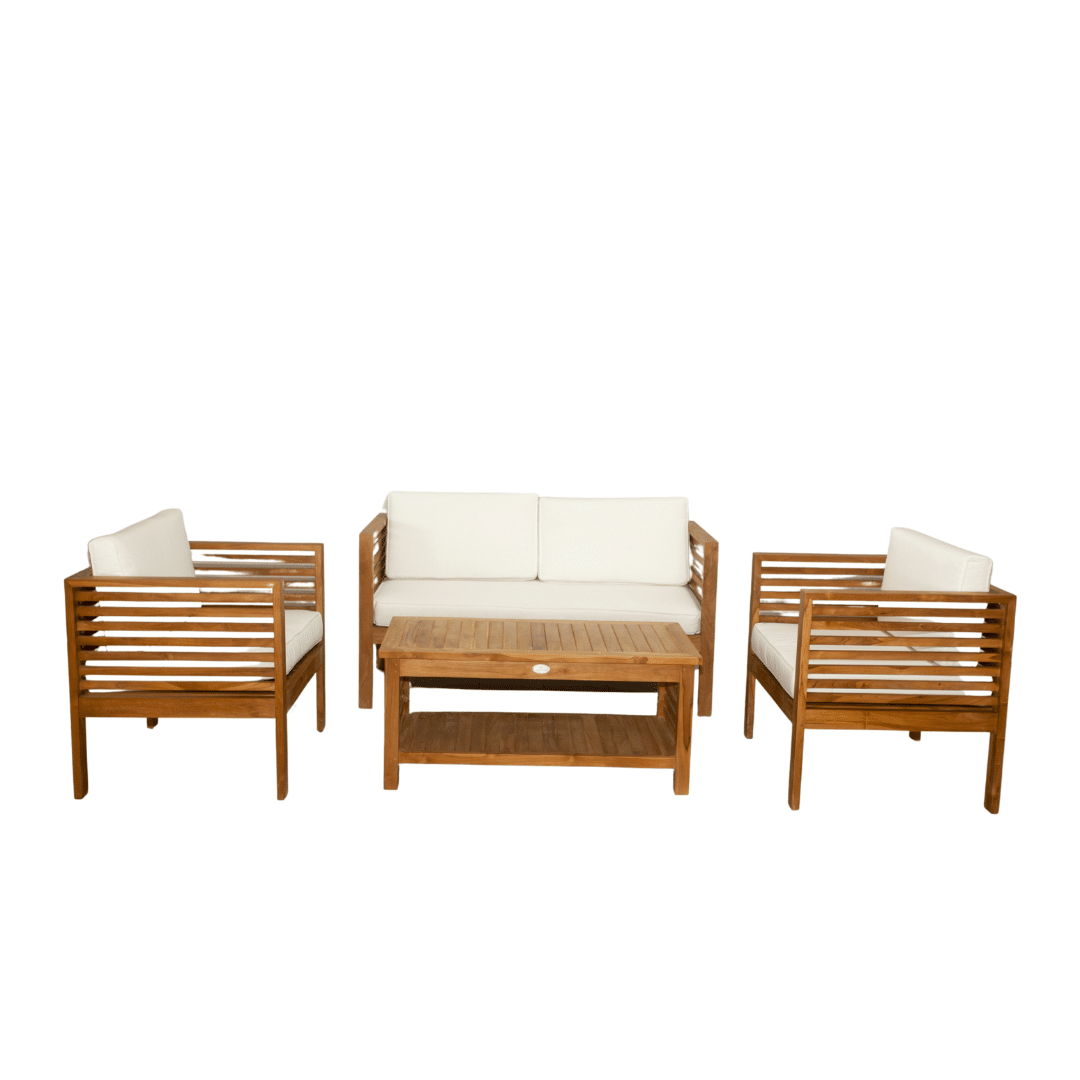 Natur Teak Sofa Set Bologna Lounge