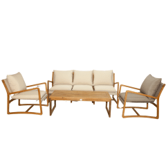 Natur Teak Sofa Set Olbia Lounge