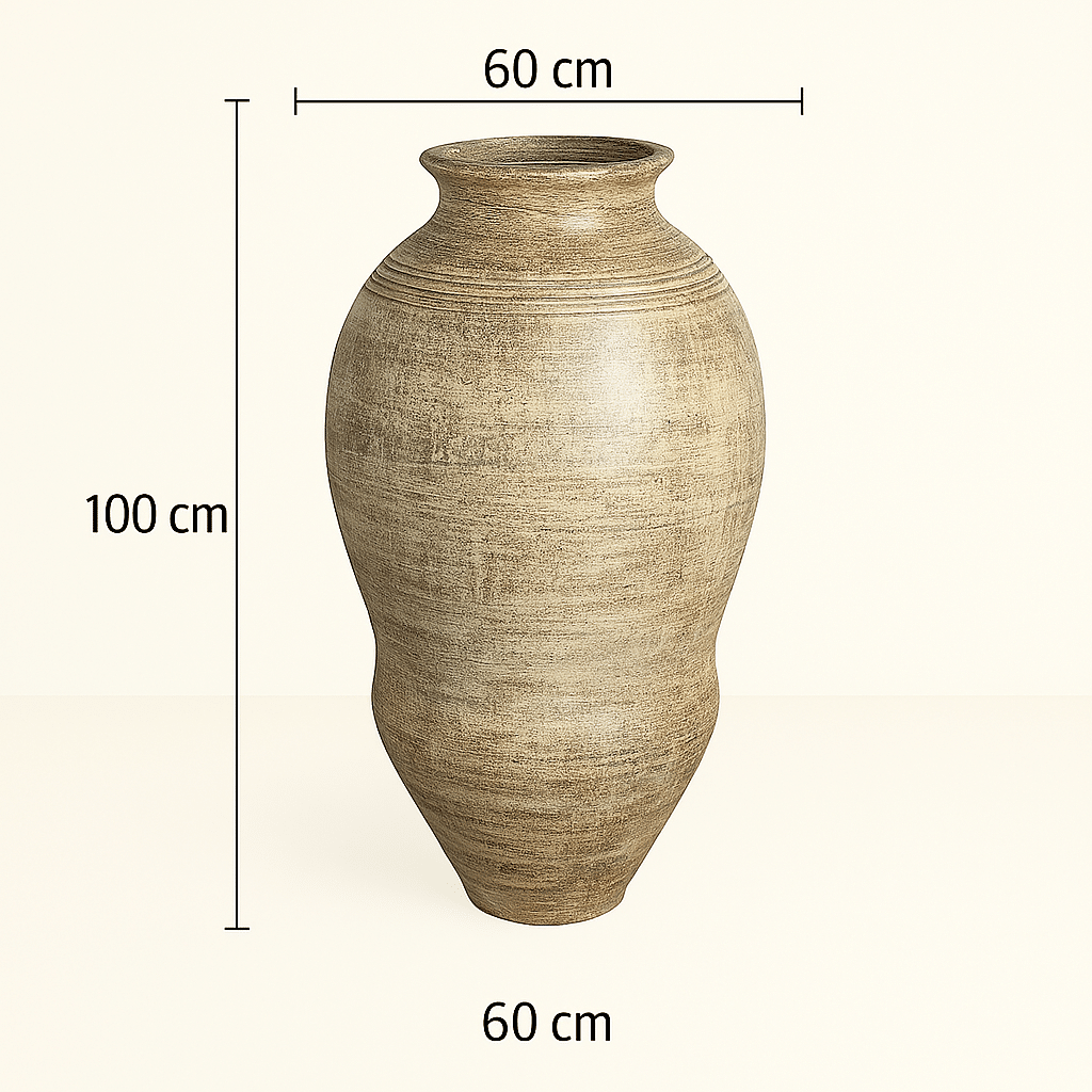 Bellagio – Handgefertigte Terracotta Vase – Bild 3