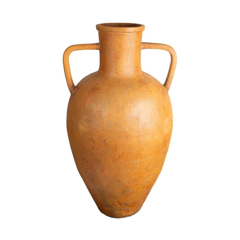 Terracotta Amphore Otranto mit zwei Henkeln – handgefertigt und frostbeständig
