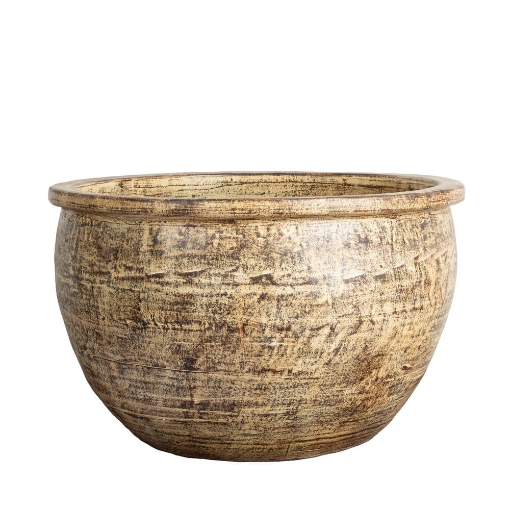 Pienza Terracotta Vase in Naturfarbe – klassisch, handgefertigt & frostbeständig