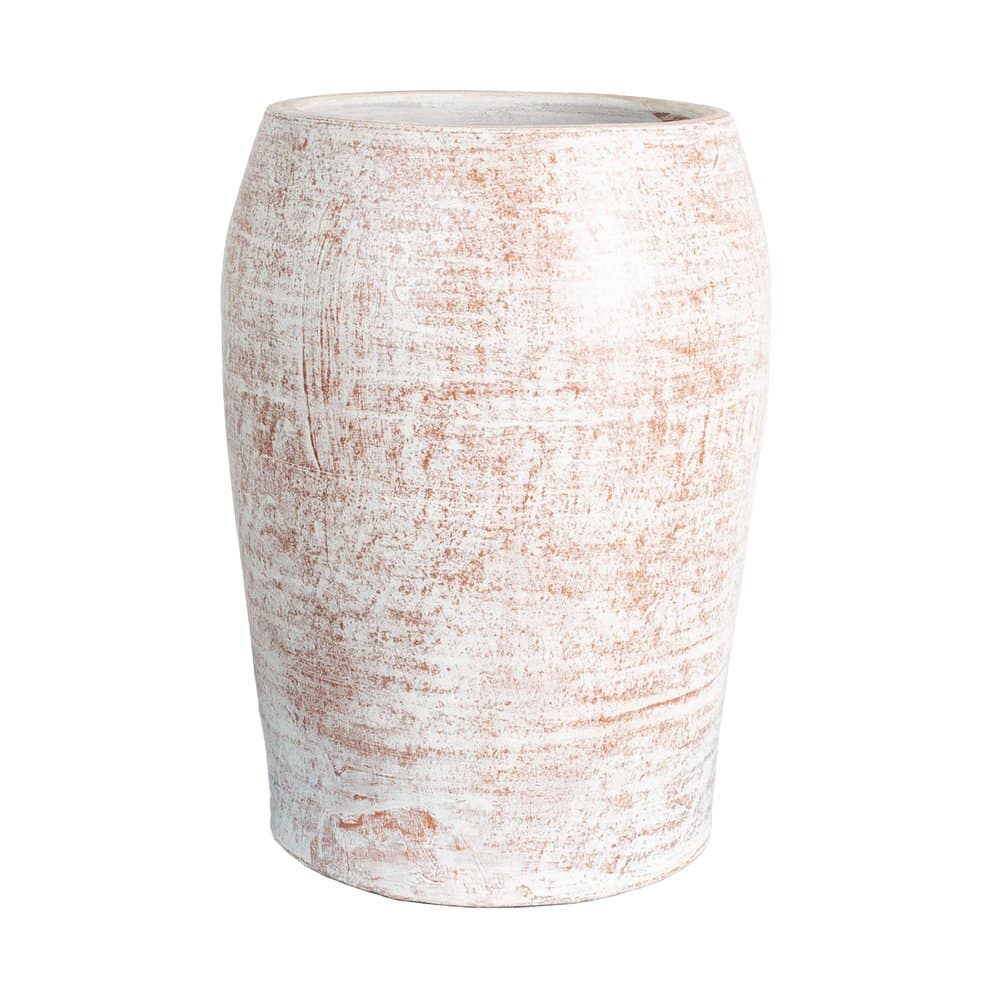 erracotta Vase Savona in Roséweiß – charmant & mediterran