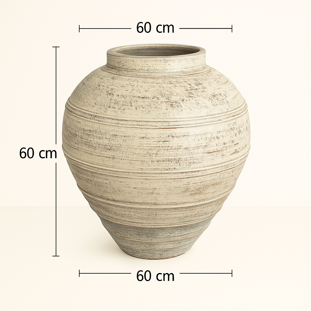 Trapani – Handgefertigte Terracotta Vase – Bild 2